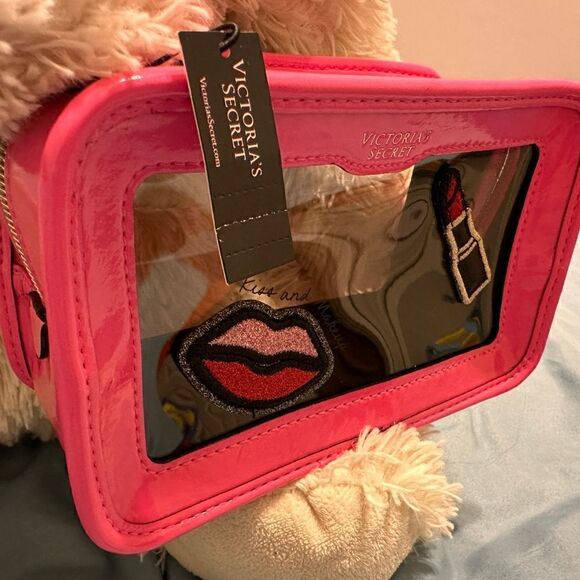 Victoria's Secret Cosmetic Case Clear Pink
Patches Beauty Travel Makeup … - Picture 10 of 17